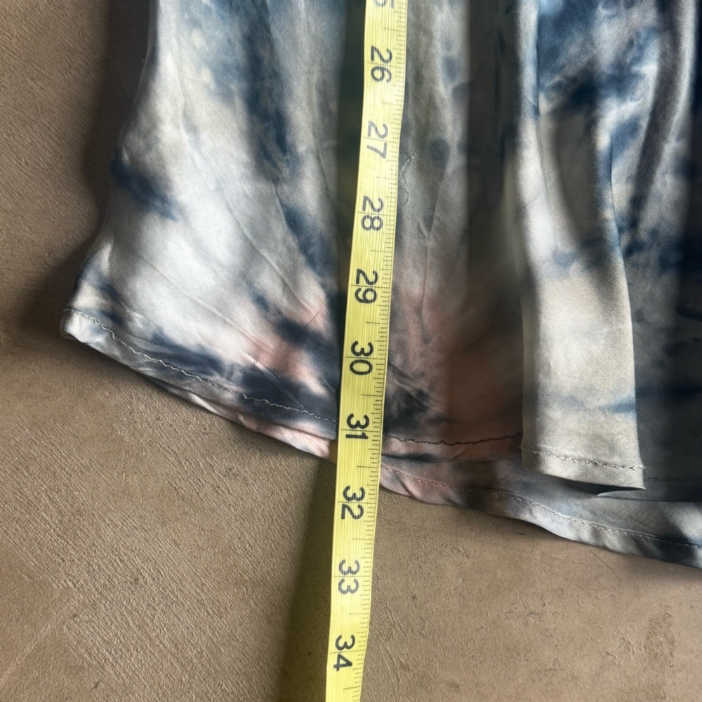 Young, Fabulous & Broke Feleity Skirt Tie-Dye Satin Midi Skirt (S) - Picture 6 of 8